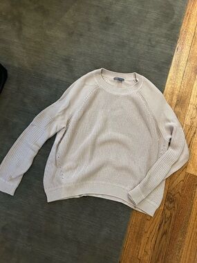 Vince cotton sweater in tan size M